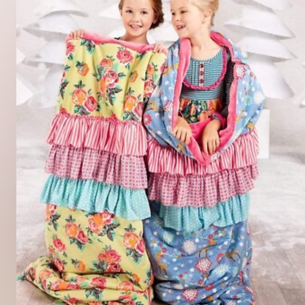 Matilda Jane Rosy Outlook Ruffled Shabby Chic Sleeping Bag